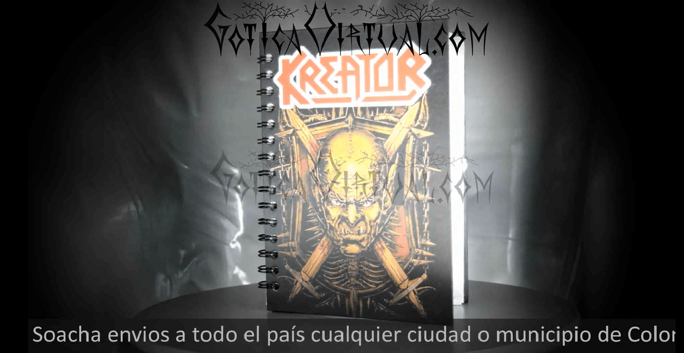 cuaderno kreator bandas thrash metal bogota pereira bucaramanga neiva cucuta colombia